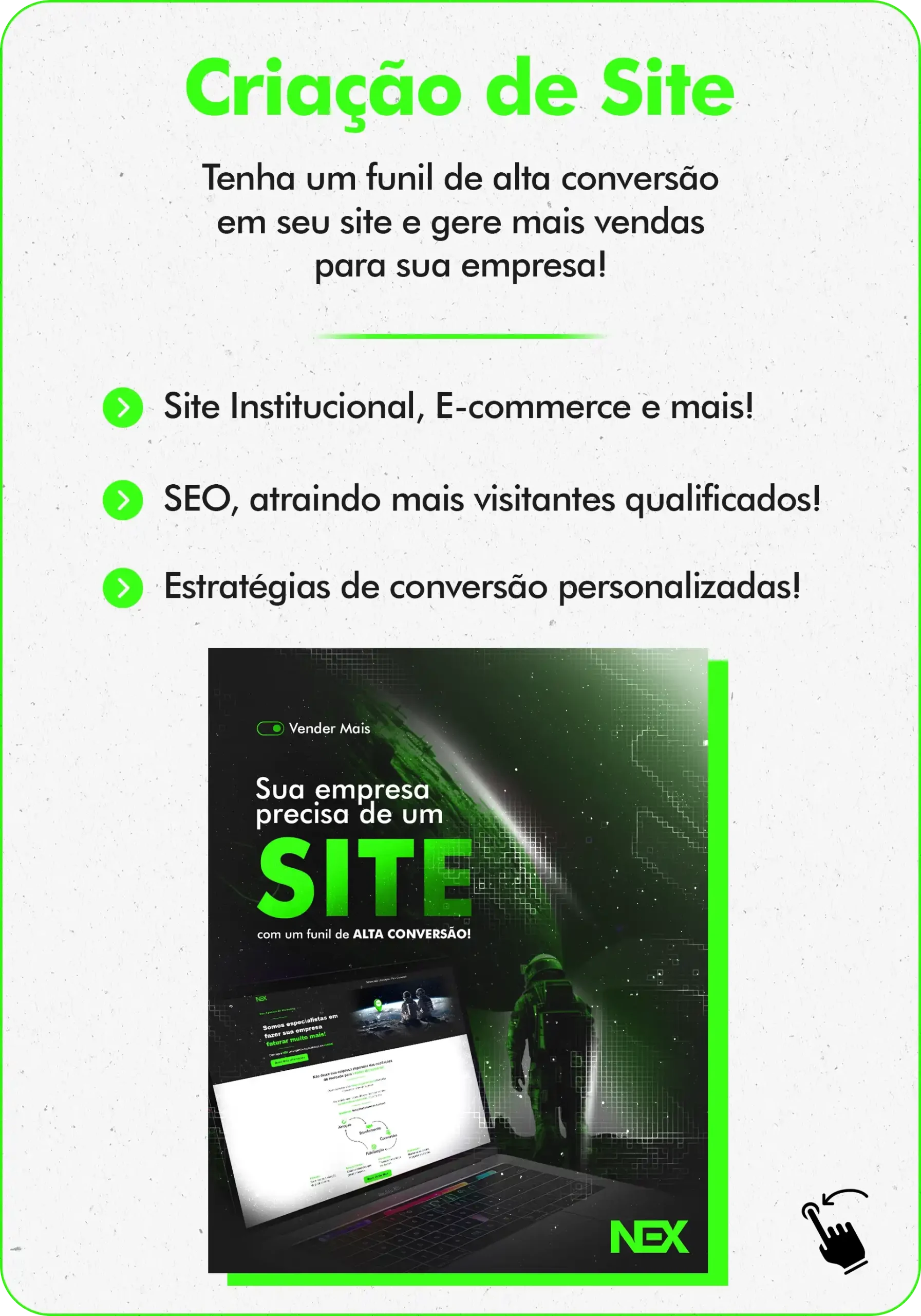 Serviço Criação de Site Agência de Marketing em Maringá celular