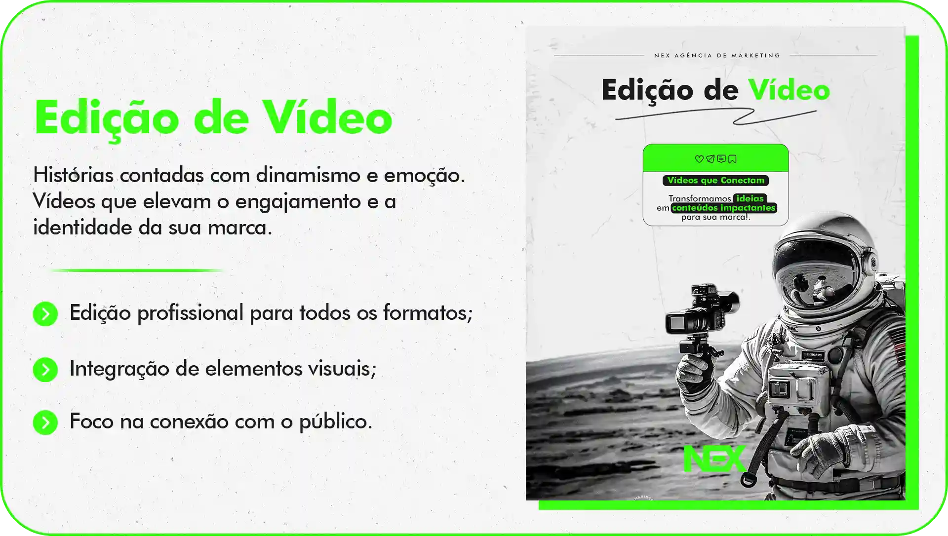 Serviço Edição de Vídeo Agência de Marketing em Maringá